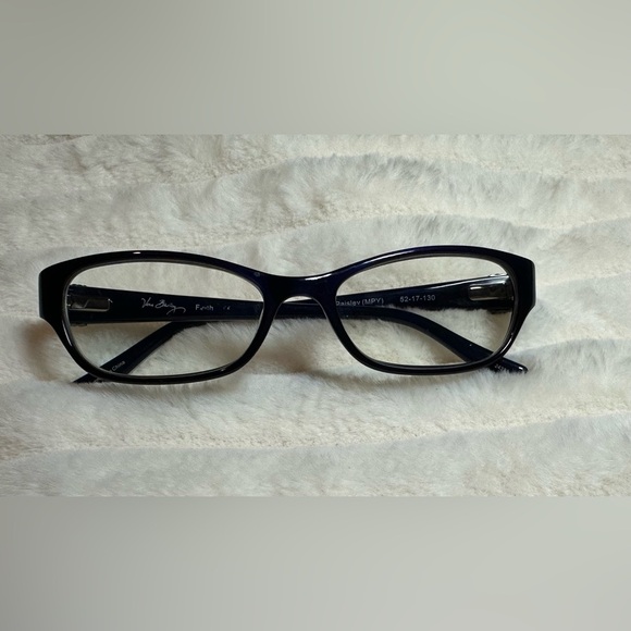 Vera Bradley Black Cat-Eye Glasses with Protective Case - Picture 2 of 8